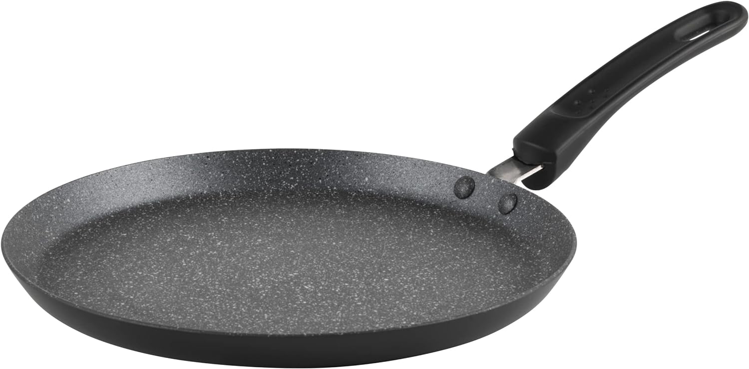 Russell Hobbs RH028011EU7 Metallic Marble 30 cm Frying Pan - Non - Stick Egg/Omelette Pan, Induction Suitable Cooking Pan, Little to No Oil, Healthy Cooking, Forged Aluminium Cookware, Soft - Grip Handle - Amazing Gadgets Outlet