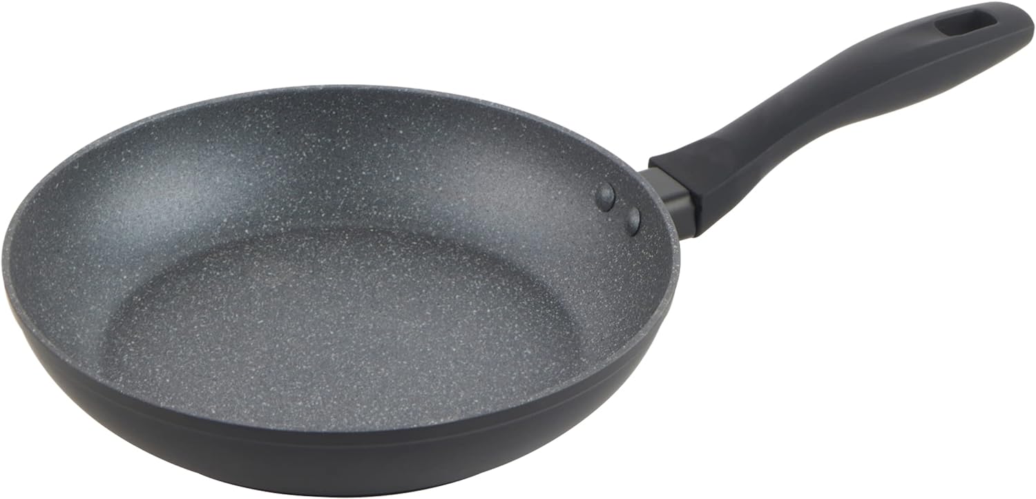 Russell Hobbs RH028011EU7 Metallic Marble 30 cm Frying Pan - Non - Stick Egg/Omelette Pan, Induction Suitable Cooking Pan, Little to No Oil, Healthy Cooking, Forged Aluminium Cookware, Soft - Grip Handle - Amazing Gadgets Outlet