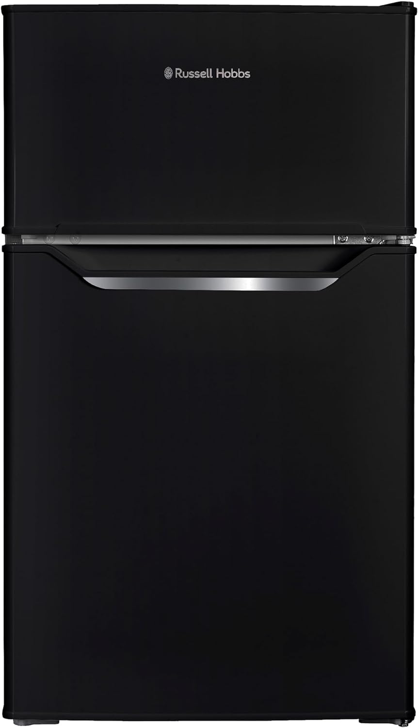 Russell Hobbs RH48UCFF2B 48cm Wide Undercounter Fridge Freezer, LED light, 85 litres, Black, Noise level: decibels 4 - Amazing Gadgets Outlet