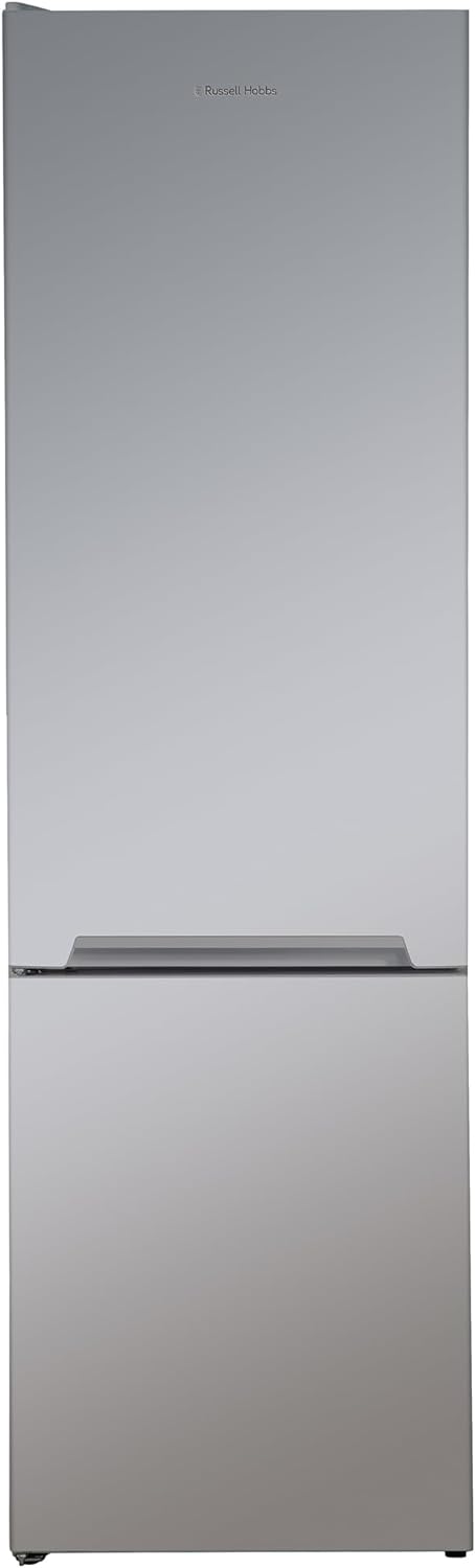 Russell Hobbs RH54FF180S 54cm Wide 180cm High Freestanding Fridge Freezer, 204L Fridge Space, 84L Freezer Space, 4 Shelves, 4 Door Racks, Eco Friendly, Silver - Amazing Gadgets Outlet