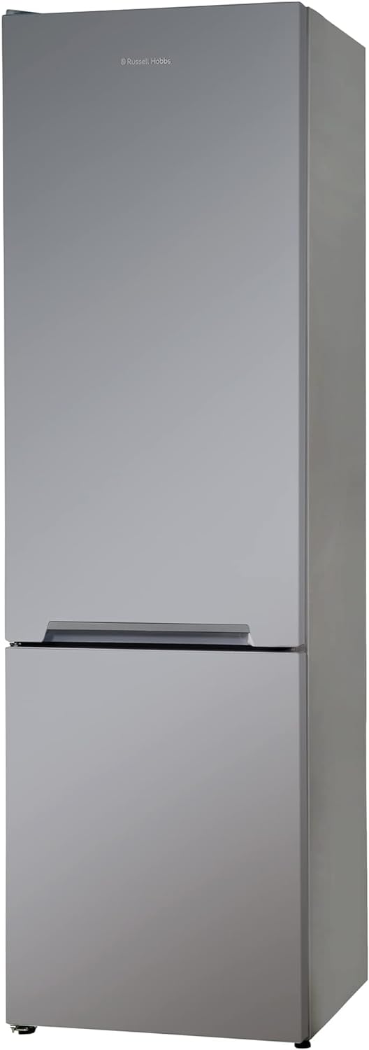 Russell Hobbs RH54FF180S 54cm Wide 180cm High Freestanding Fridge Freezer, 204L Fridge Space, 84L Freezer Space, 4 Shelves, 4 Door Racks, Eco Friendly, Silver - Amazing Gadgets Outlet