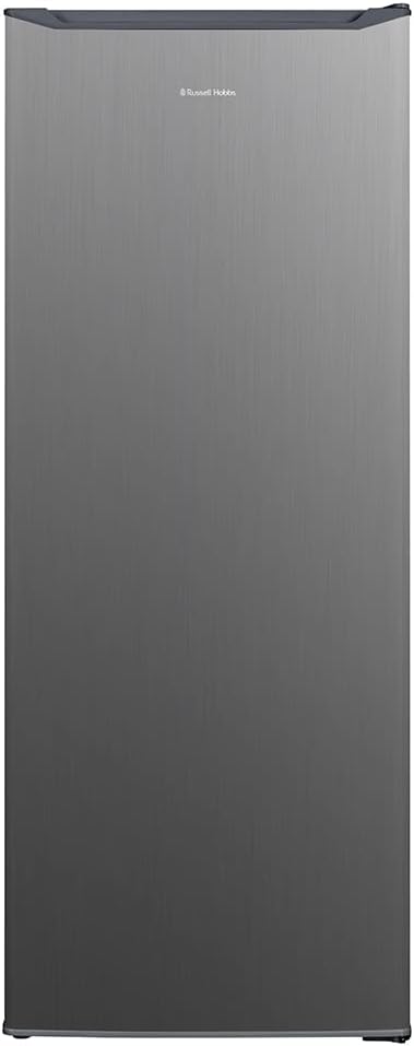 Russell Hobbs RH55FZ143SS 168L Stainless Steel Freestanding Upright Freezer with 5 Drawers, 143 cm Tall & 55 cm Wide, Adjustable Thermostat & 40 Decibel Noise Level, 2 Year Guarantee - Amazing Gadgets Outlet