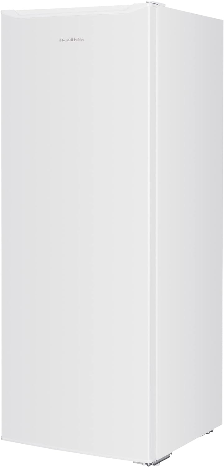 Russell Hobbs RH55FZ143SS 168L Stainless Steel Freestanding Upright Freezer with 5 Drawers, 143 cm Tall & 55 cm Wide, Adjustable Thermostat & 40 Decibel Noise Level, 2 Year Guarantee - Amazing Gadgets Outlet