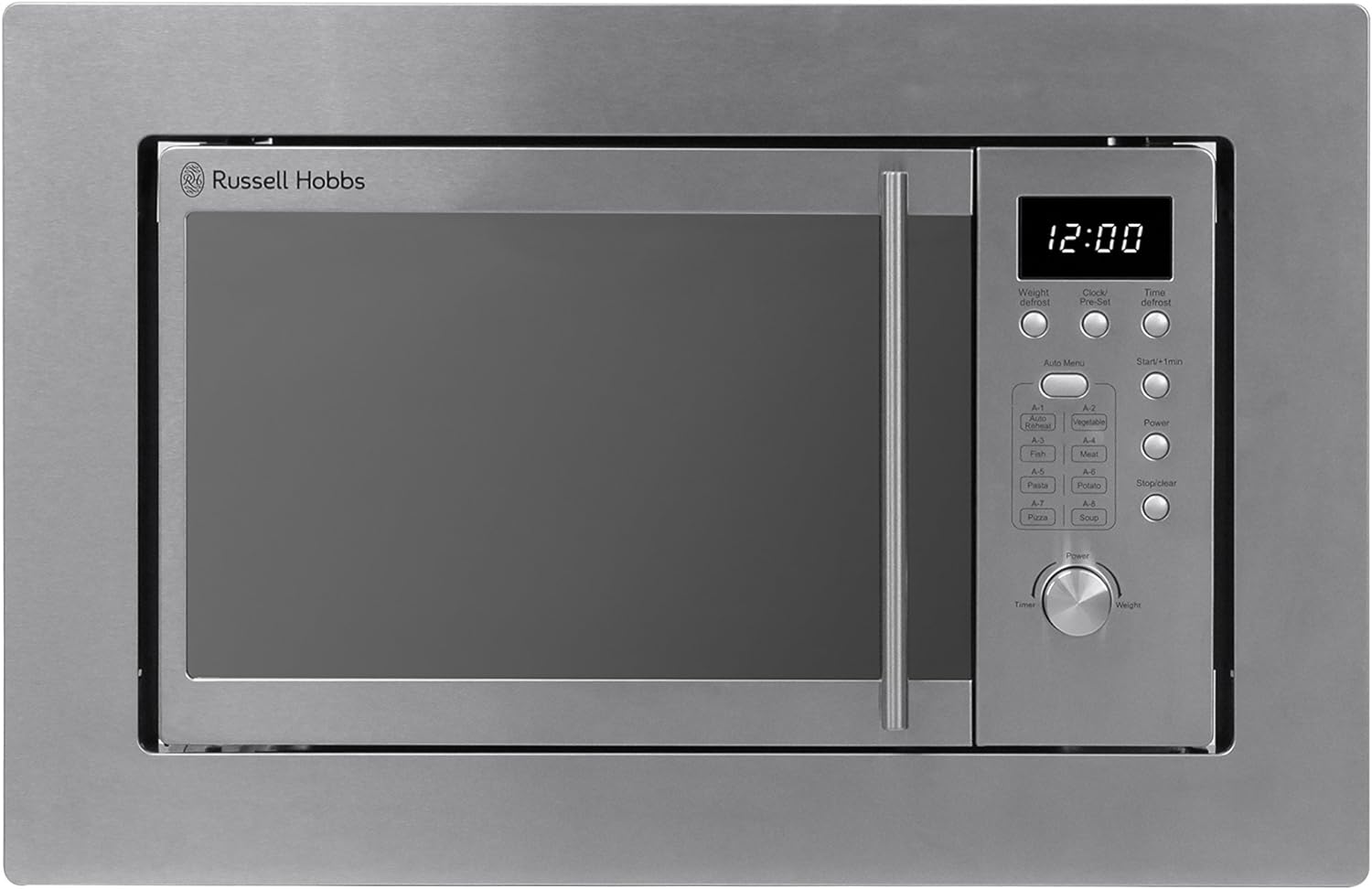 Russell Hobbs RHBM2001 20L Built In Digital 741+ W Solo Microwave Stainless Steel - Amazing Gadgets Outlet