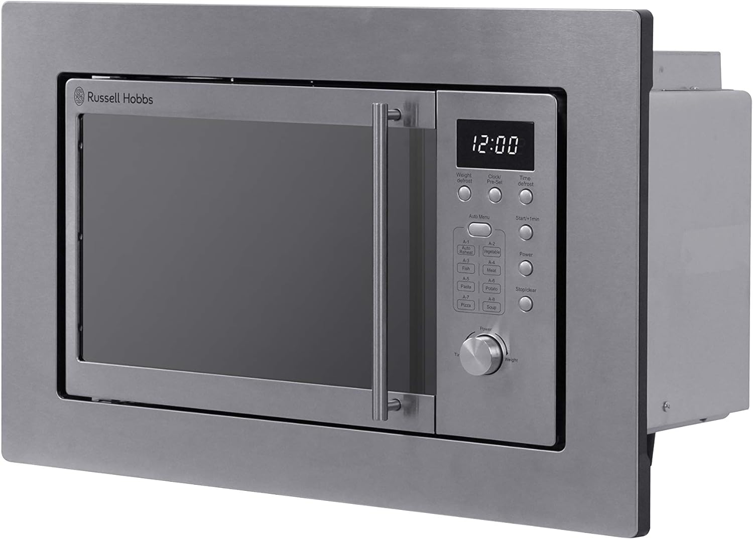 Russell Hobbs RHBM2001 20L Built In Digital 741+ W Solo Microwave Stainless Steel - Amazing Gadgets Outlet