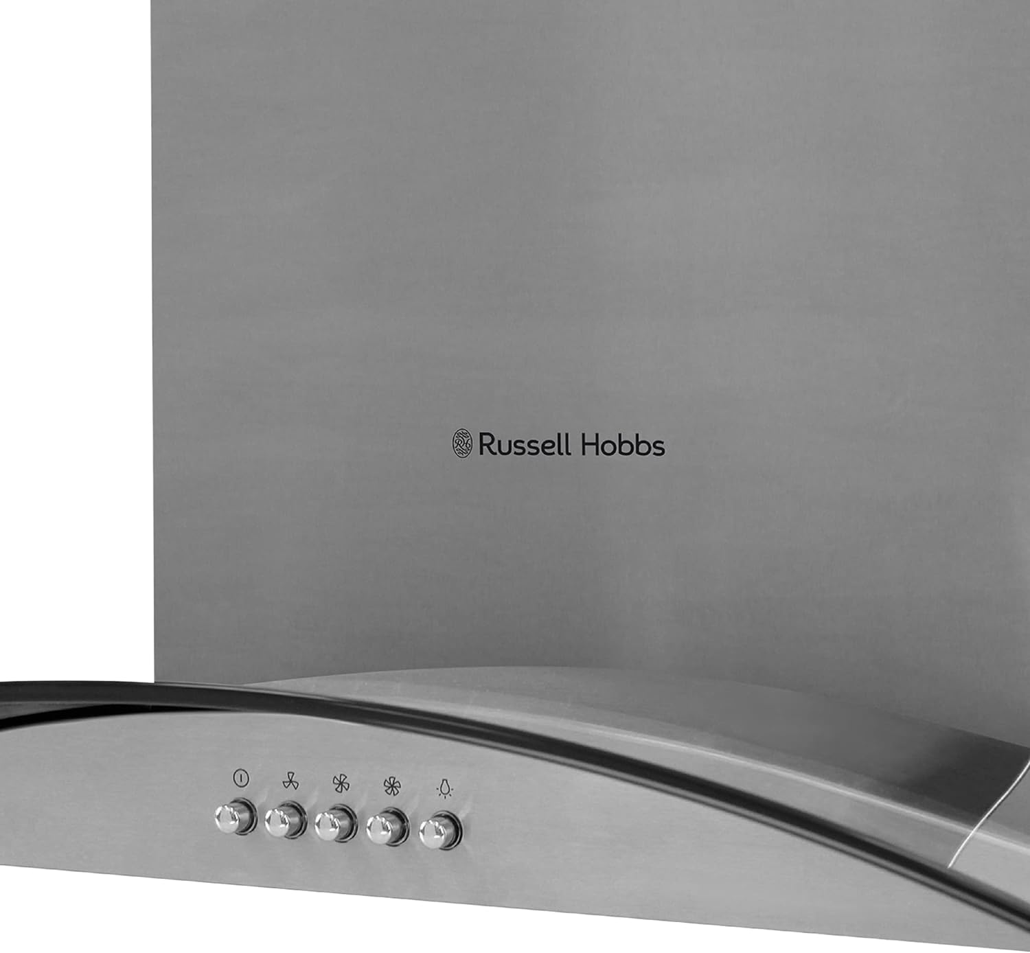 Russell Hobbs RHGCH601SS 60cm Wide 5 Function LED Light Cooker Hood Glass & Stainless Steel - Amazing Gadgets Outlet