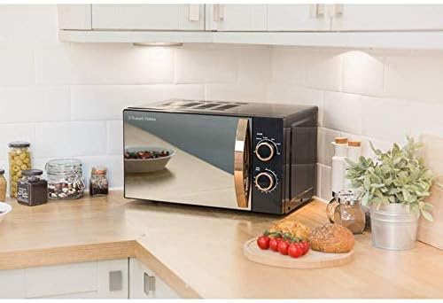 Russell Hobbs RHM1727RG 17 Litre 700 W Rose Gold Solo Microwave with 5 Power Levels, 30 Minute Timer, Defrost Setting, Easy Clean - Amazing Gadgets Outlet