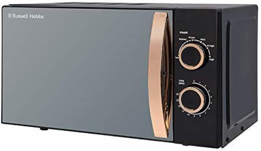 Russell Hobbs RHM1727RG 17 Litre 700 W Rose Gold Solo Microwave with 5 Power Levels, 30 Minute Timer, Defrost Setting, Easy Clean - Amazing Gadgets Outlet