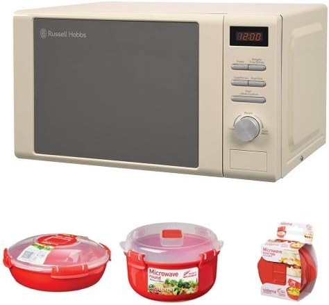 Russell Hobbs RHM2064C Digital Microwave and 3 - Piece Sistema Microwave Cooking Set - Amazing Gadgets Outlet