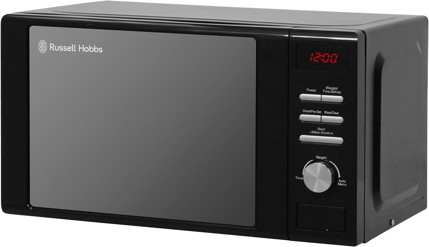 Russell Hobbs RHM2064R 20 Litre 800 W Red Digital Heritage Microwave with 5 Power Levels, Automatic and Weighted Defrost Settings, 8 Auto Cook Menus, Clock & Timer, Easy Clean - Amazing Gadgets Outlet