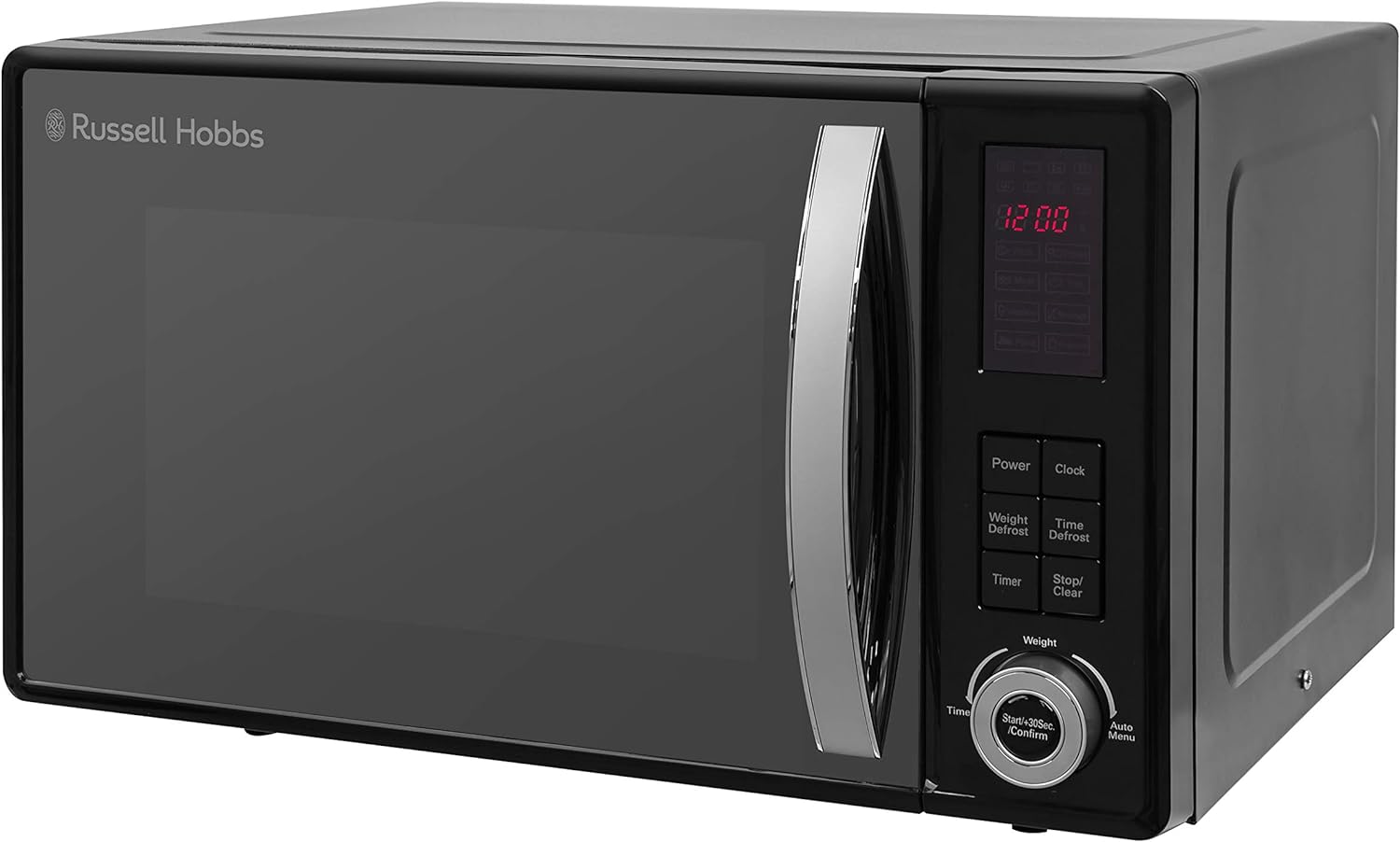 Russell Hobbs RHM2362S 23L Microwave, 800W, Auto Defrost, Silver - Amazing Gadgets Outlet