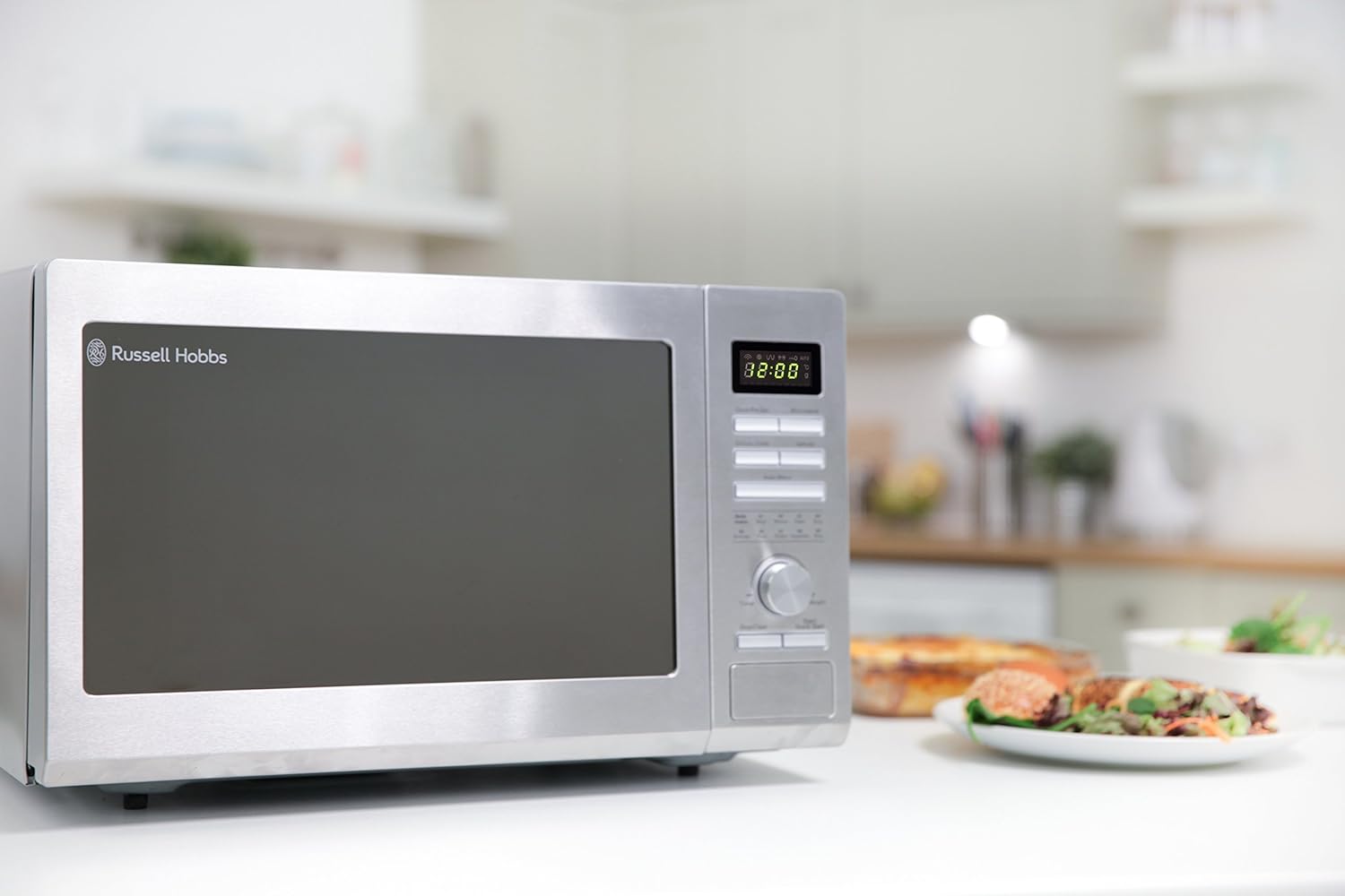 Russell Hobbs RHM3002 30L Digital Combination Microwave with Grill & Convection, 900W - Stainless Steel - Amazing Gadgets Outlet