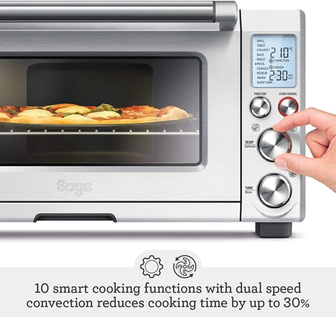 Sage BOV820BSS The Smart Oven Pro With Element IQ - Silver - Amazing Gadgets Outlet