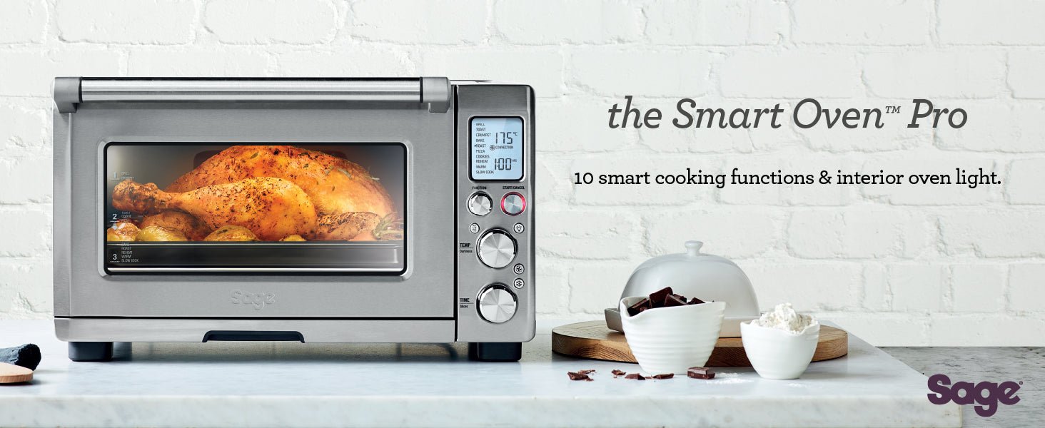 Sage BOV820BSS The Smart Oven Pro With Element IQ - Silver - Amazing Gadgets Outlet