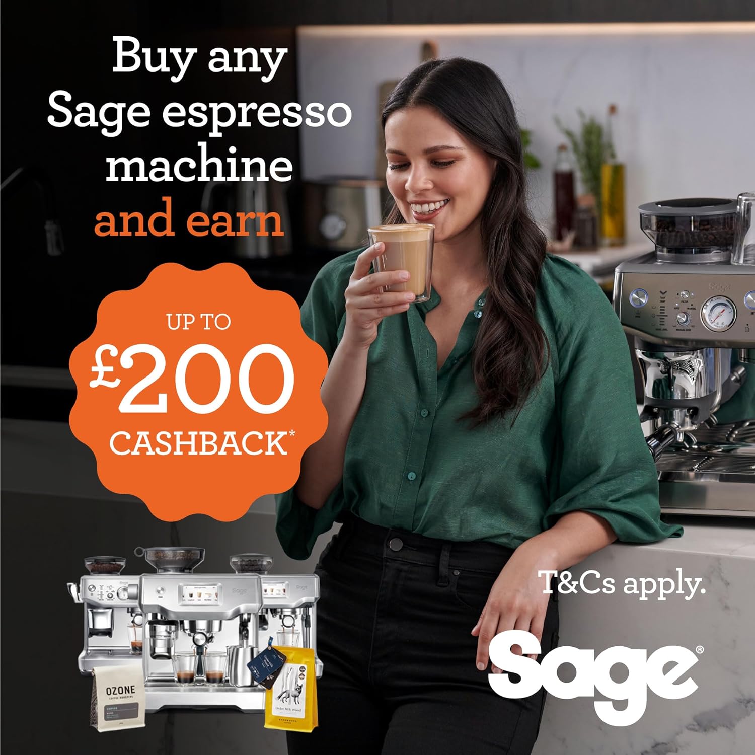 Sage - The Barista Touch - Bean to Cup Coffee Machine with Grinder and Milk Frother, Black Truffle - Amazing Gadgets Outlet