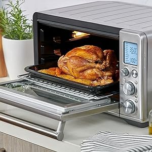 Sage - The Smart Oven Air Fryer - Toasts, Grills, Bakes, Roasts, Airfries, Reheats and Slow Cooks, Brushed Stainless Steel - Amazing Gadgets Outlet