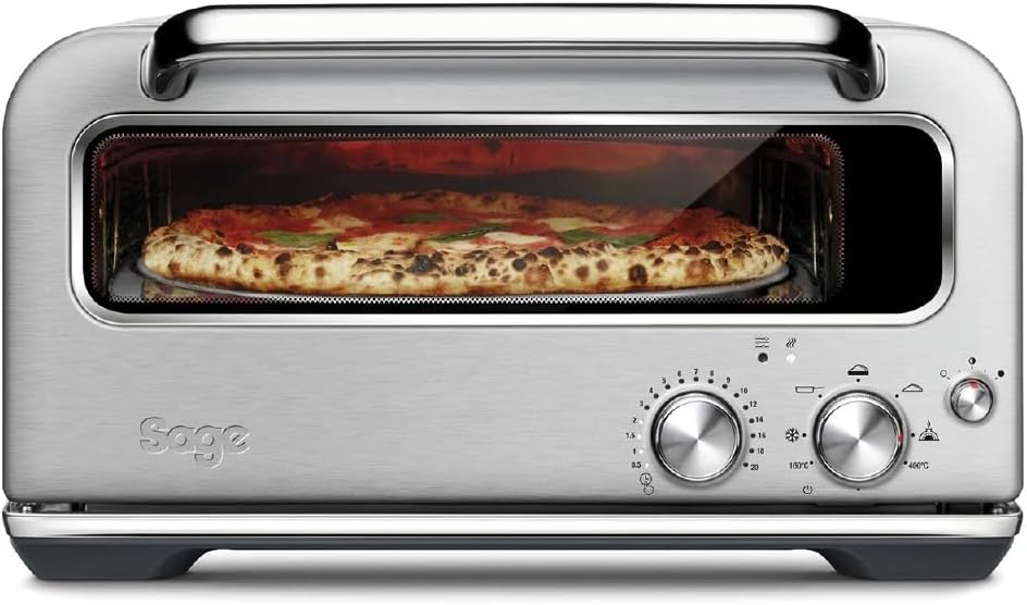 Sage the Smart Oven, Pizzaiolo Brushed Stainless Steel Pizza Oven - Amazing Gadgets Outlet