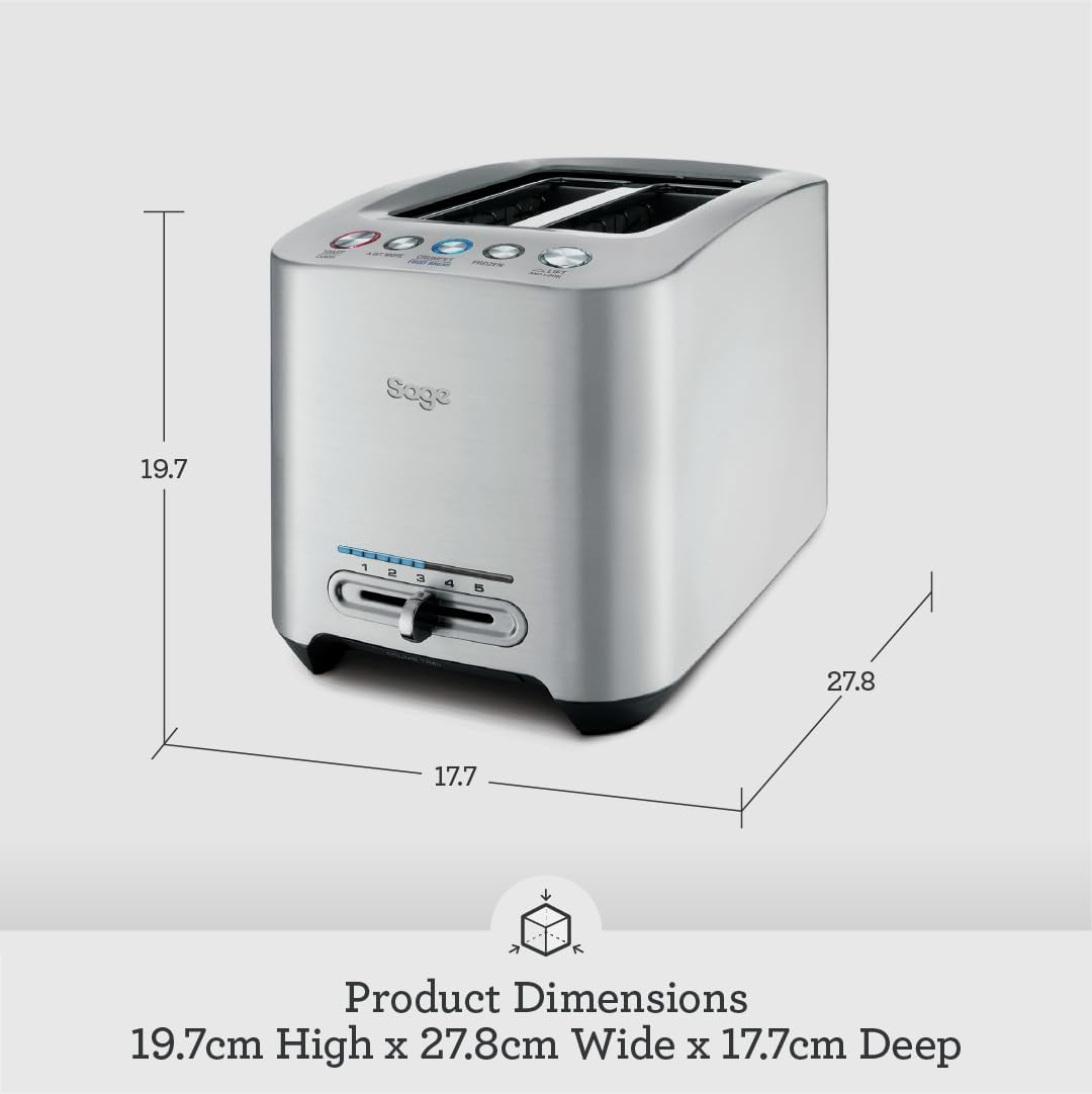 Sage the Smart Toast, 2 Slice, 1800 Watt - Amazing Gadgets Outlet