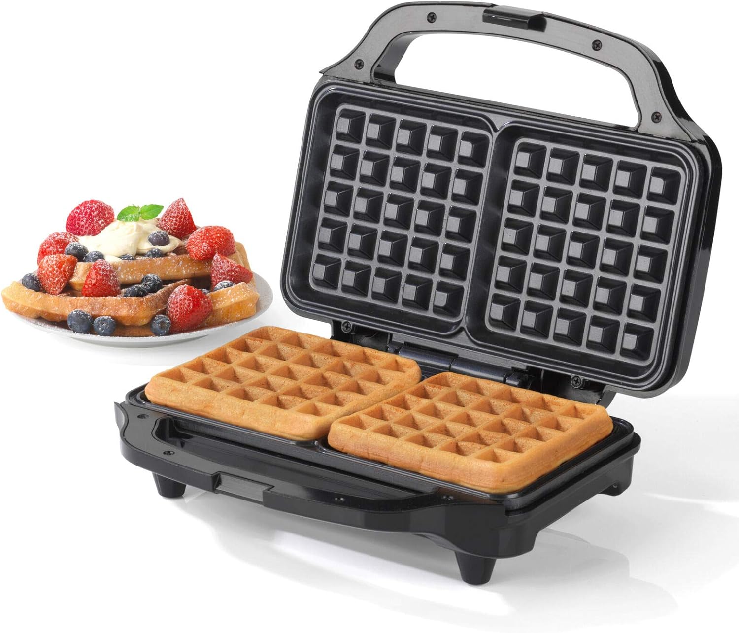 Salter EK2143FOUR XL 4 - in - 1 Snack Maker - Removable Non - Stick Cooking Plates, Panini Press, Electric Grill, Omelette/Waffle Iron, Toastie Maker, Sandwich Toaster, Deep Fill, Indicator Lights, 900 W - Amazing Gadgets Outlet