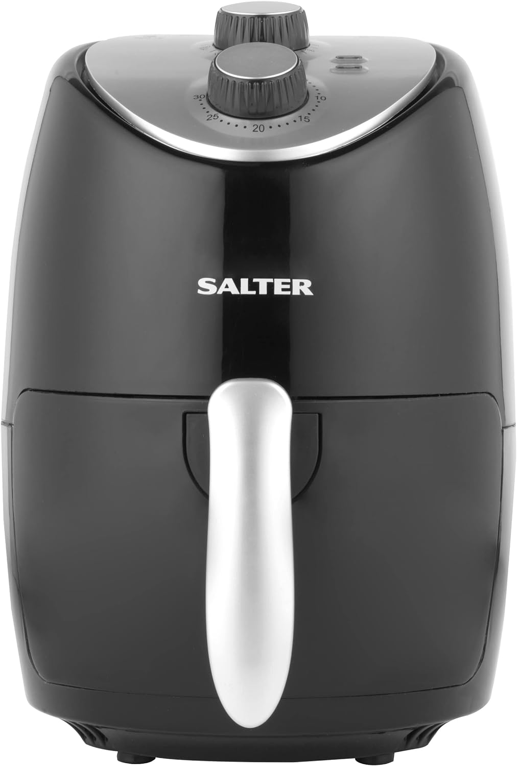 Salter EK2817H 2L Compact Air Fryer, Non - Stick Cooking, 30 Minute Timer, Automatic Shut Off Function, Hot Air Circulation, Healthier Cooking, Adjustable Temperature Control, Small Households, 1000W - Amazing Gadgets Outlet