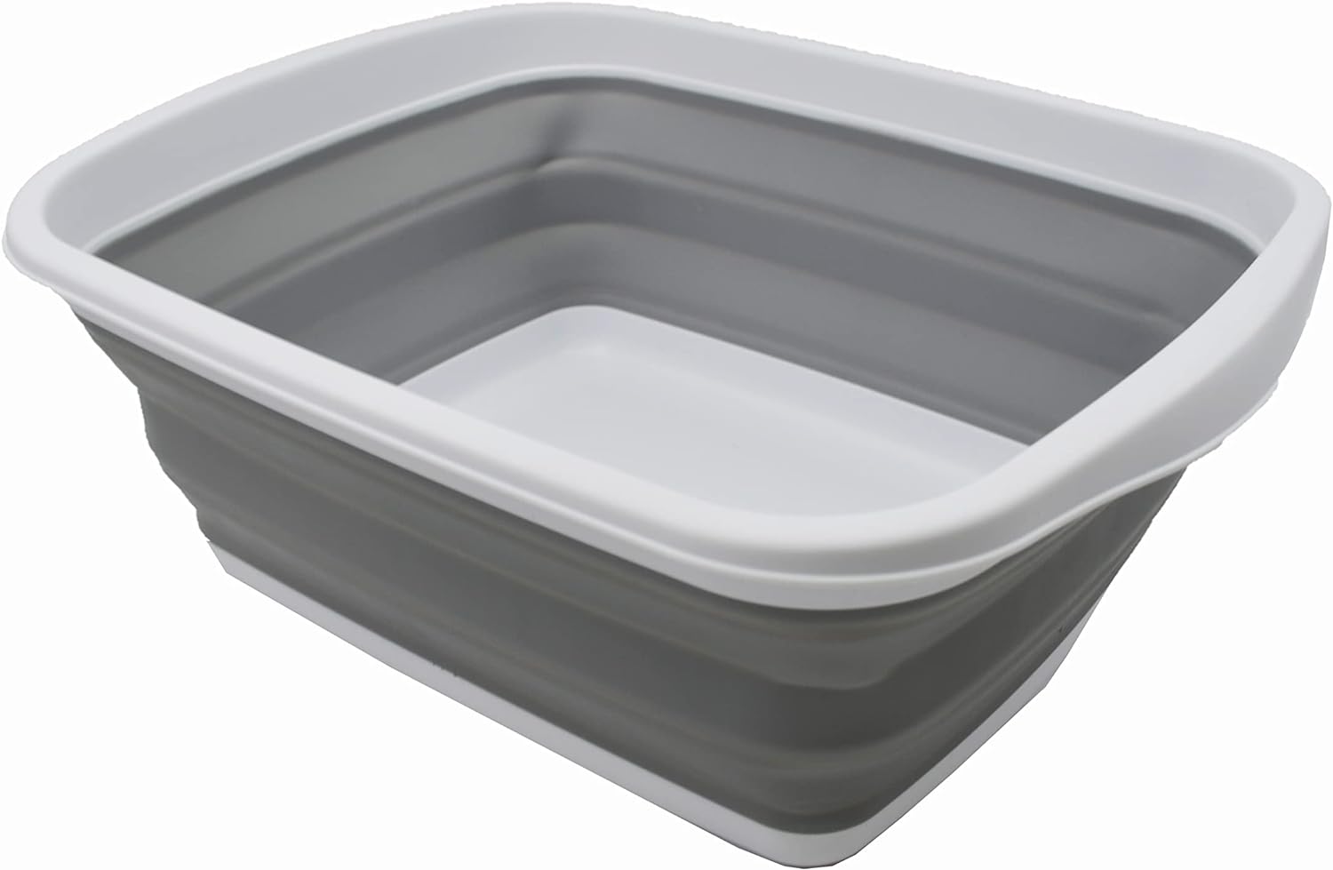 SAMMART 10L Collapsible Tub - Foldable Dish Tub - Portable Washing Basin - Space Saving Plastic Washtub (White/Grey, 1)   Import  Single ASIN  Import  Multiple ASIN ×Product customization General Description Gallery Reviews Variation - Amazing Gadgets Outlet