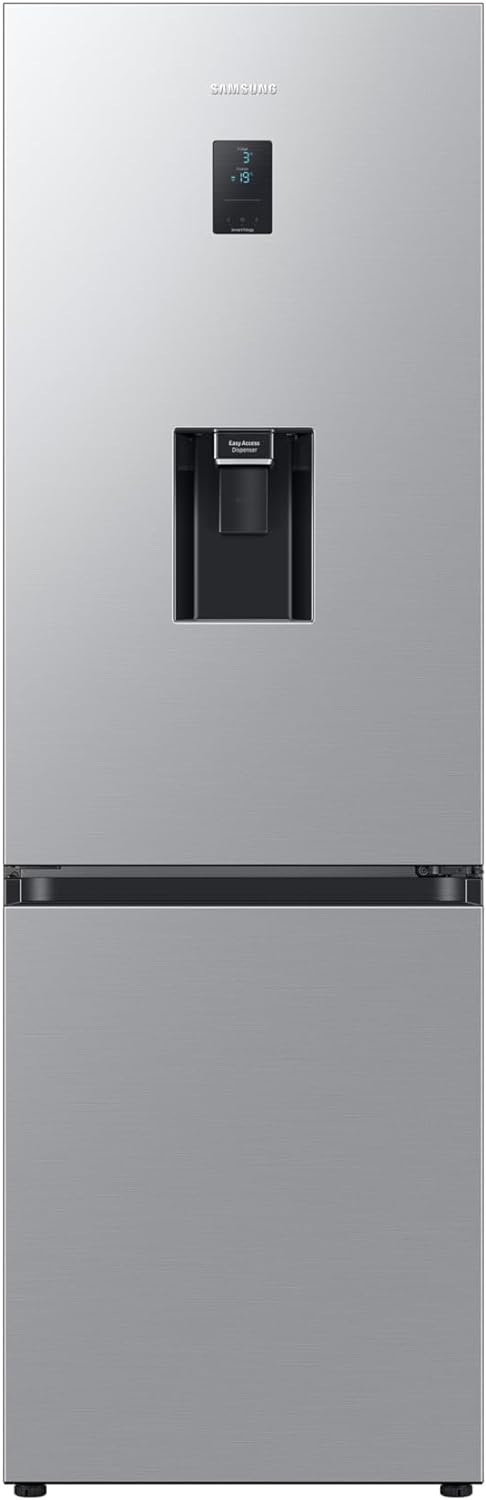 Samsung 4 Series Frost Free Classic Fridge Freezer, with Non Plumbed Water Dispenser, Wine Shelf and Big Door Bins, SpaceMax and All Around Cooling Technologies, White, RB34C652DWW/EU - Amazing Gadgets Outlet