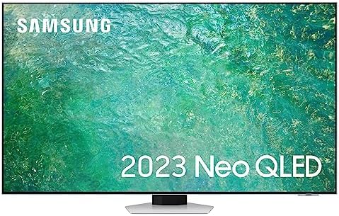 Samsung 55 Inch QN85C 4K Neo QLED HDR Smart TV (2023) - Quantum Matrix Technology With 100% Colour Volume & Alexa Built In, Object Tracking Dolby Atmos, Gaming Hub, Wide Viewing Angle, Multi View - Amazing Gadgets Outlet