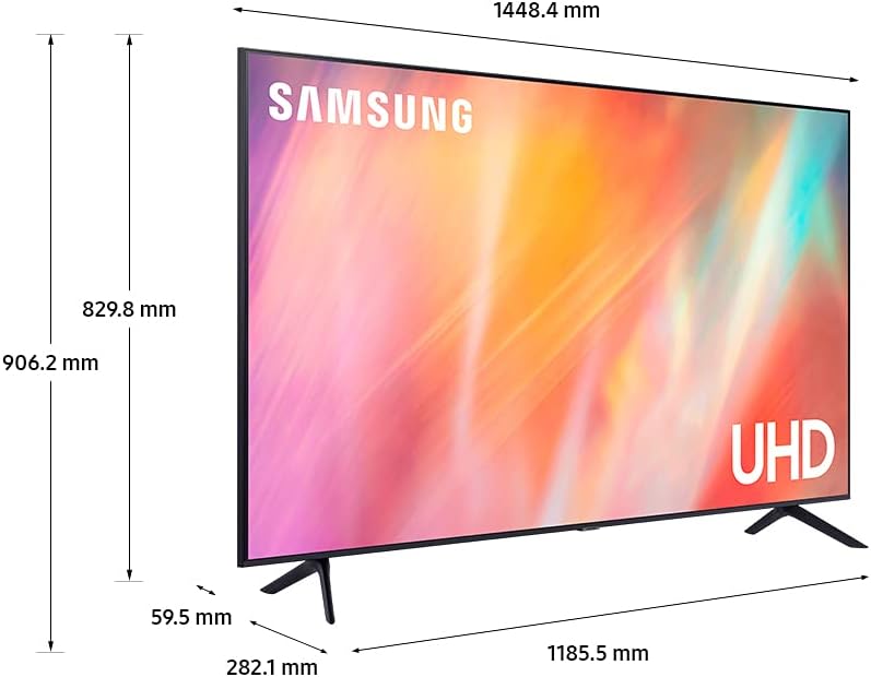 Samsung 65 Inch AU7020 UHD HDR 4K Smart TV (2023) - Crystal UHD 4K Smart TV With HDR Picture, Adaptive Sound Lite, PurColour Colour Technology & Q - Symphony Sound - Compatible With Alexa - Amazing Gadgets Outlet