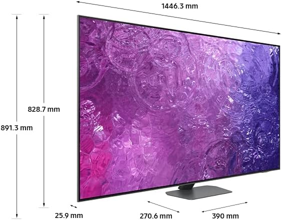 Samsung 65 Inch QN90C 4K Neo QLED HDR Smart TV (2023) - Quantum Matrix Technology & Alexa Built In, Dolby Atmos Object Tracking Sound Audio, Slim Design & Anti Reflection Screen, 100% Colour Volume   Import  Single ASIN  Import  Multiple ASIN ×Pr - Amazing Gadgets Outlet