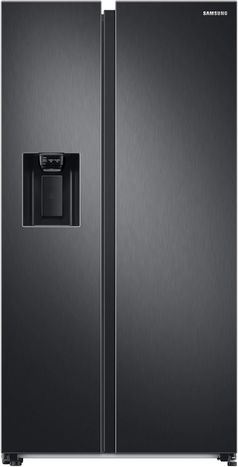 Samsung 7 Series American Style Fridge Freezer, With Wine Shelf, Twin Cooling and Spacemax Tachnology, Features Plumbed Water and Ice, Freestanding, Black, RS68CG883EB1EU - Amazing Gadgets Outlet