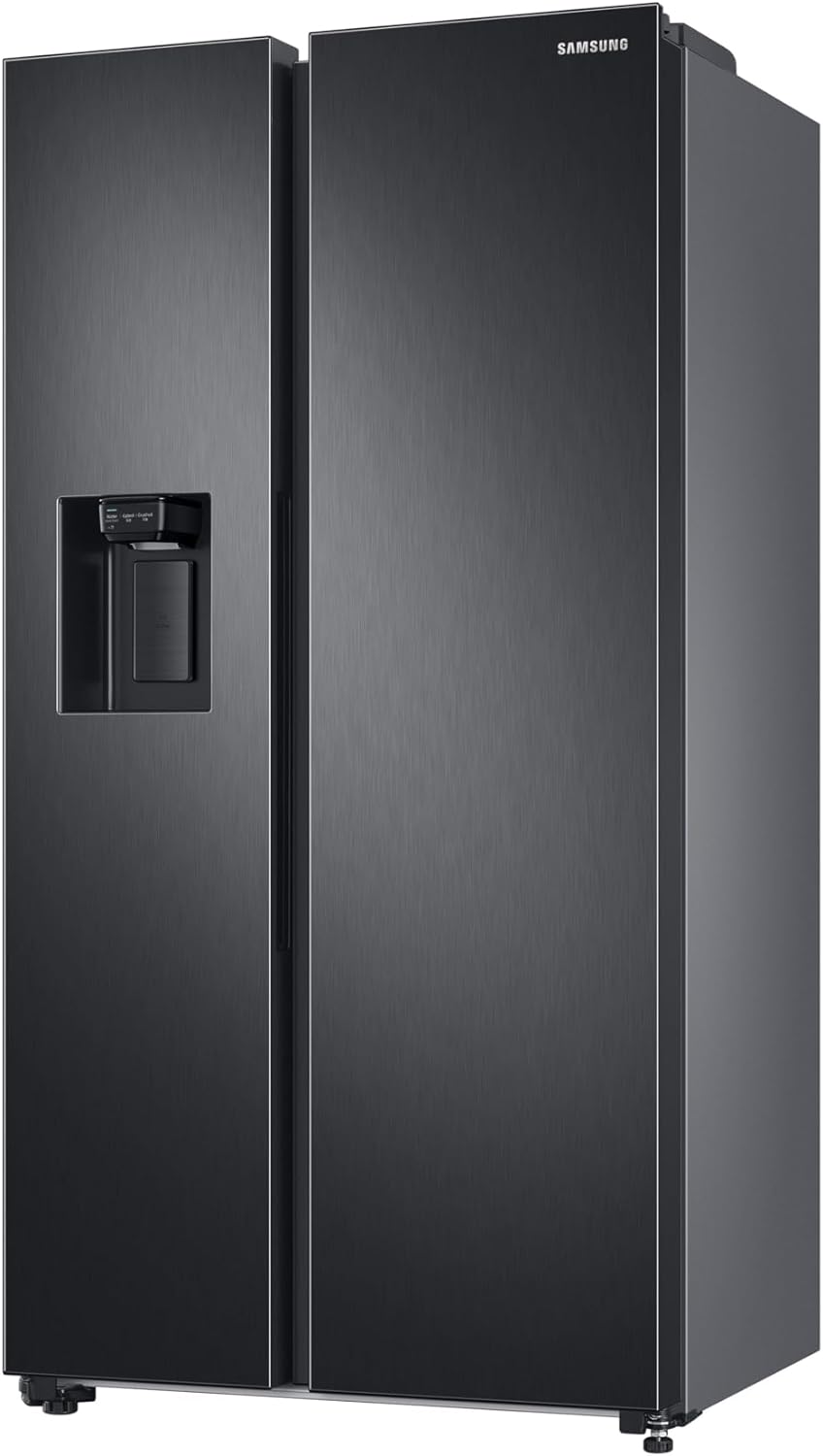 Samsung 7 Series American Style Fridge Freezer, With Wine Shelf, Twin Cooling and Spacemax Tachnology, Features Plumbed Water and Ice, Freestanding, Black, RS68CG883EB1EU - Amazing Gadgets Outlet