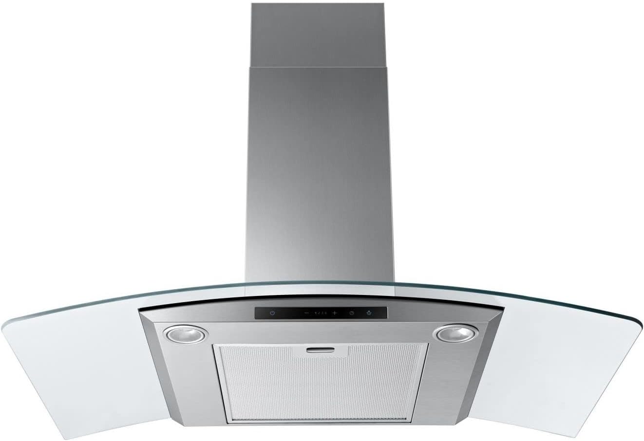 Samsung 90cm Curved Glass Chimney Hood - Stainless Steel - Amazing Gadgets Outlet