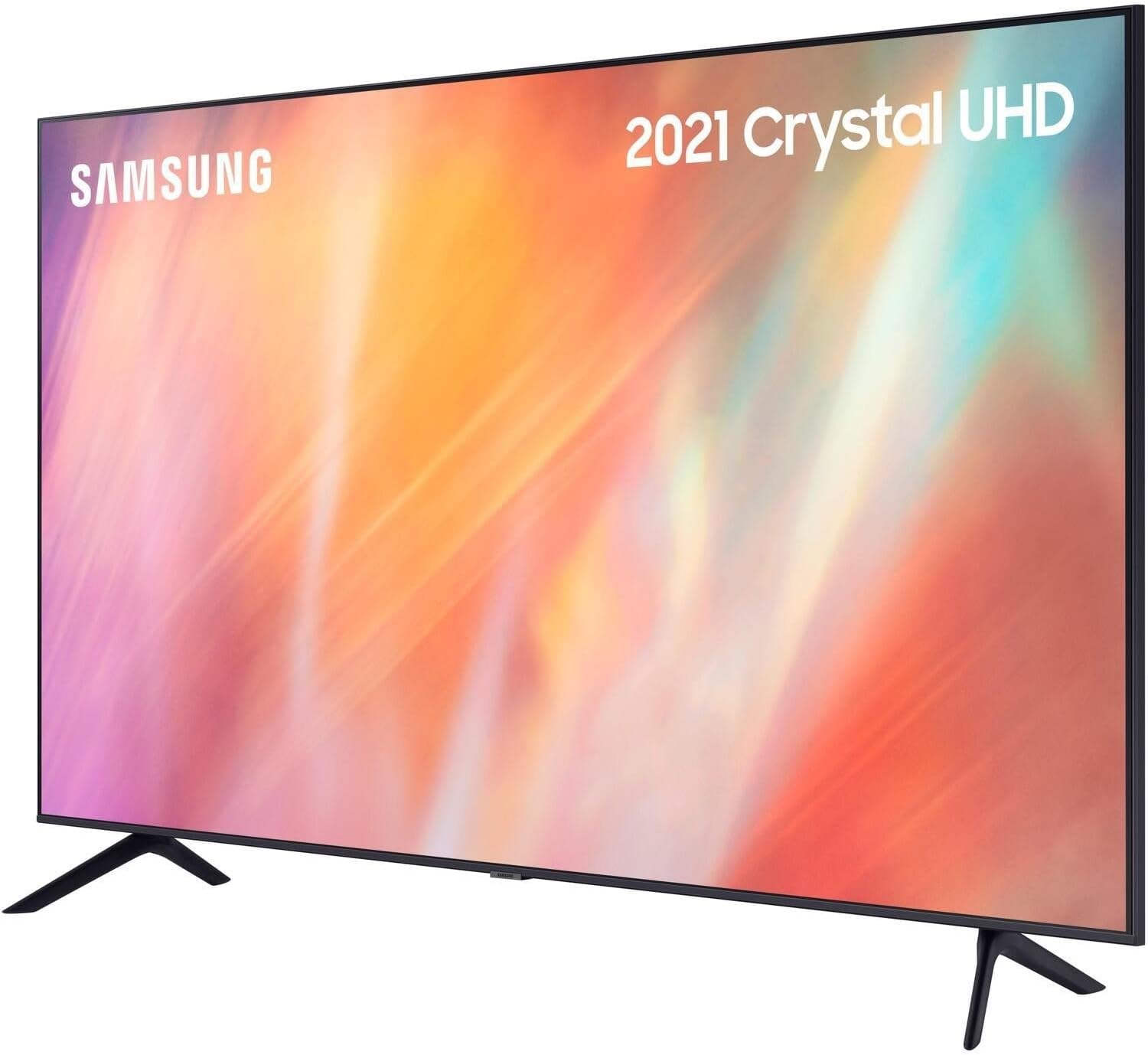 Samsung AU7100 55 Inch (2021) â€“ Crystal 4K Smart TV With HDR10+ Image Quality, Adaptive Sound, Motion Xcelerator Picture, Q - Symphony Audio And Gaming Mode - UE55AU7100KXXU - Amazing Gadgets Outlet