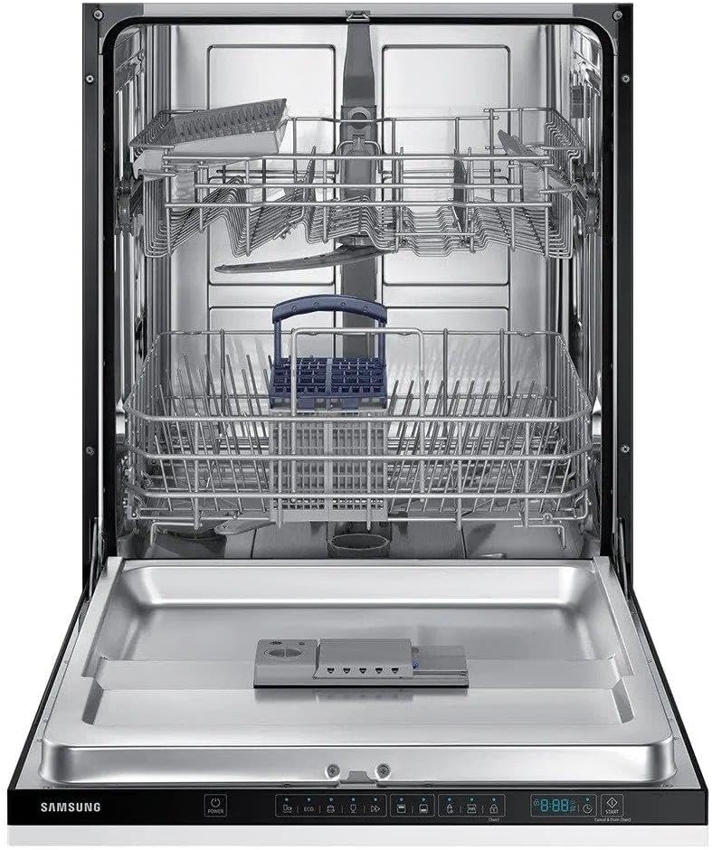 Samsung DW60M5050BB Fully Integrated Standard Dishwasher - Black Control Panel with Fixed Door Fixing Kit - Amazing Gadgets Outlet