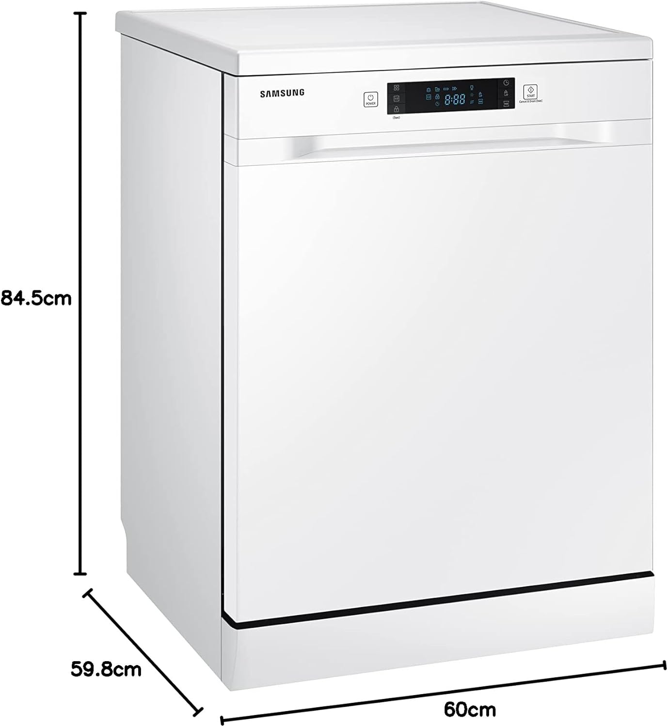 Samsung DW60M5050FW/EU Series 5 Dishwasher, Freestanding, Full Size, 13 Place Settings White - Amazing Gadgets Outlet