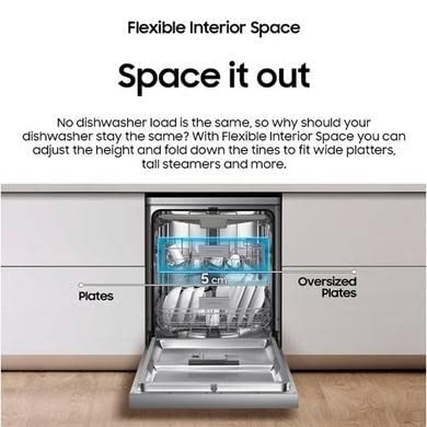 Samsung DW60M6050FW Freestanding 14 Place White Dishwasher with Express Wash & Flexible Interior - Amazing Gadgets Outlet