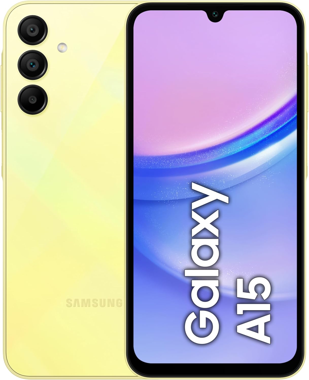 Samsung Galaxy A15 Factory Unlocked Android Smartphone , 128GB, Fast Charging, Yellow, 3 Year Manufacturer Extended Warranty (UK Version) - Amazing Gadgets Outlet