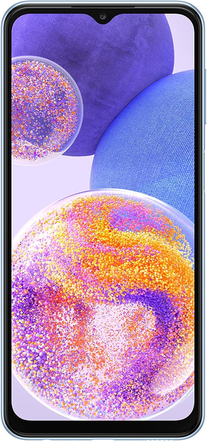 Samsung Galaxy A23 Mobile Phone SIM Free Android Smartphone 6.4 Inch Infinity - V Display, 4GB RAM, 64GB Storage, 5,000 mAh Battery, Blue, Android 12 [UK Version], 3 Year Warranty - Amazing Gadgets Outlet