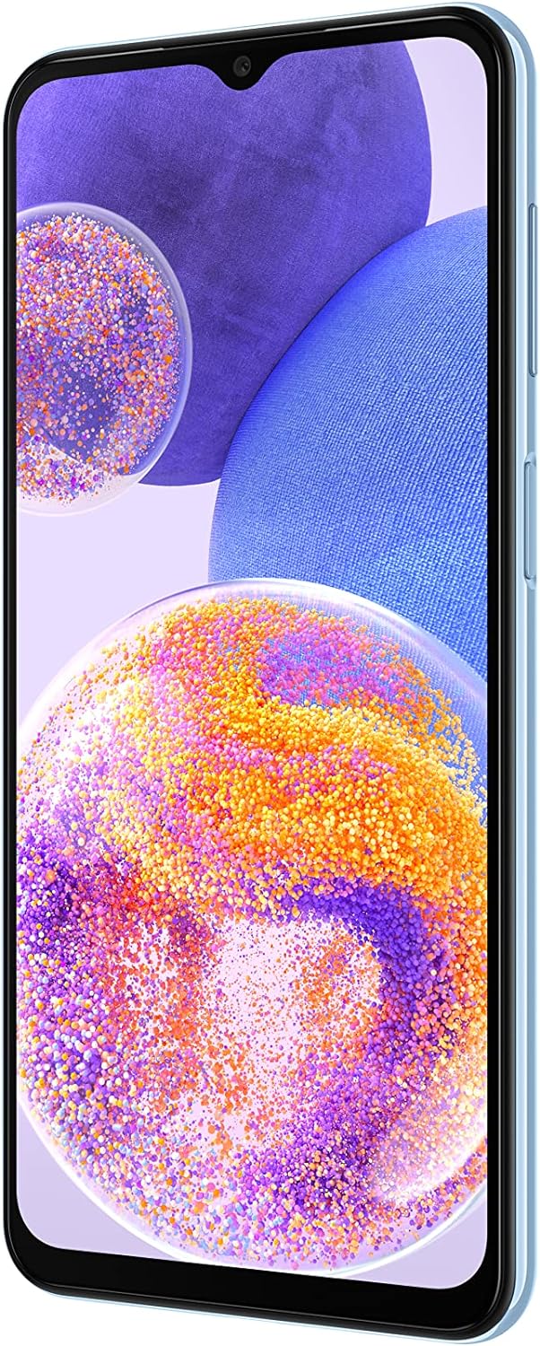 Samsung Galaxy A23 Mobile Phone SIM Free Android Smartphone 6.4 Inch Infinity - V Display, 4GB RAM, 64GB Storage, 5,000 mAh Battery, Blue, Android 12 [UK Version], 3 Year Warranty - Amazing Gadgets Outlet