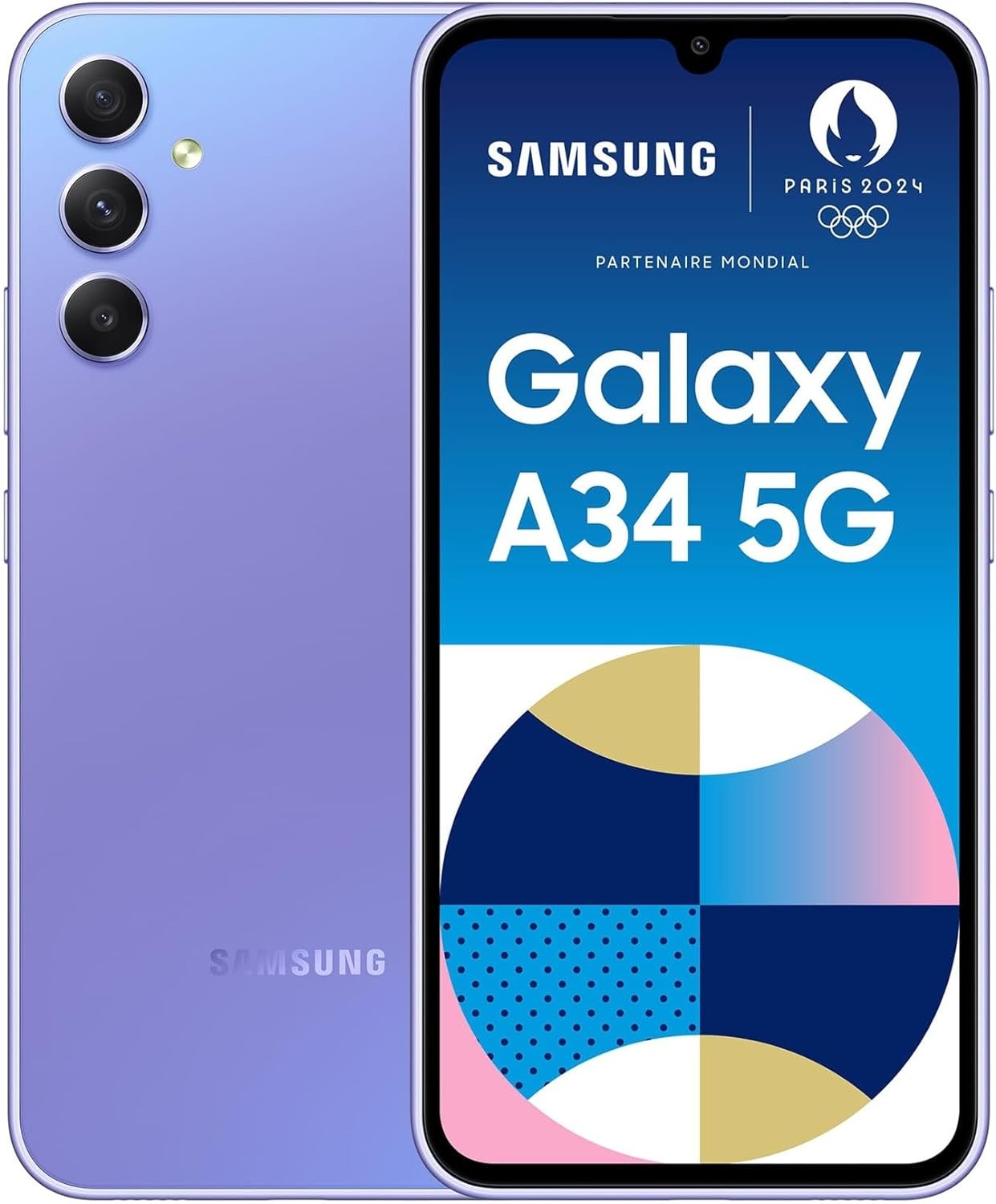 Samsung Galaxy A34 5G 128GB Awesome Violet 16,65cm (6,6") Super AMOLED Display, Android 13, 48MP Triple - Kamera   Import  Single ASIN  Import  Multiple ASIN ×Product customization General Description Gallery Reviews Variations Additio - Amazing Gadgets Outlet