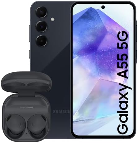 Samsung Galaxy A55 5G, Factory Unlocked Android Smartphone, 256GB, 8GB RAM, 2 day battery life, 50MP Camera, Awesome Lemon, 3 Year Manufacturer Extended Warranty (UK Version) - Amazing Gadgets Outlet