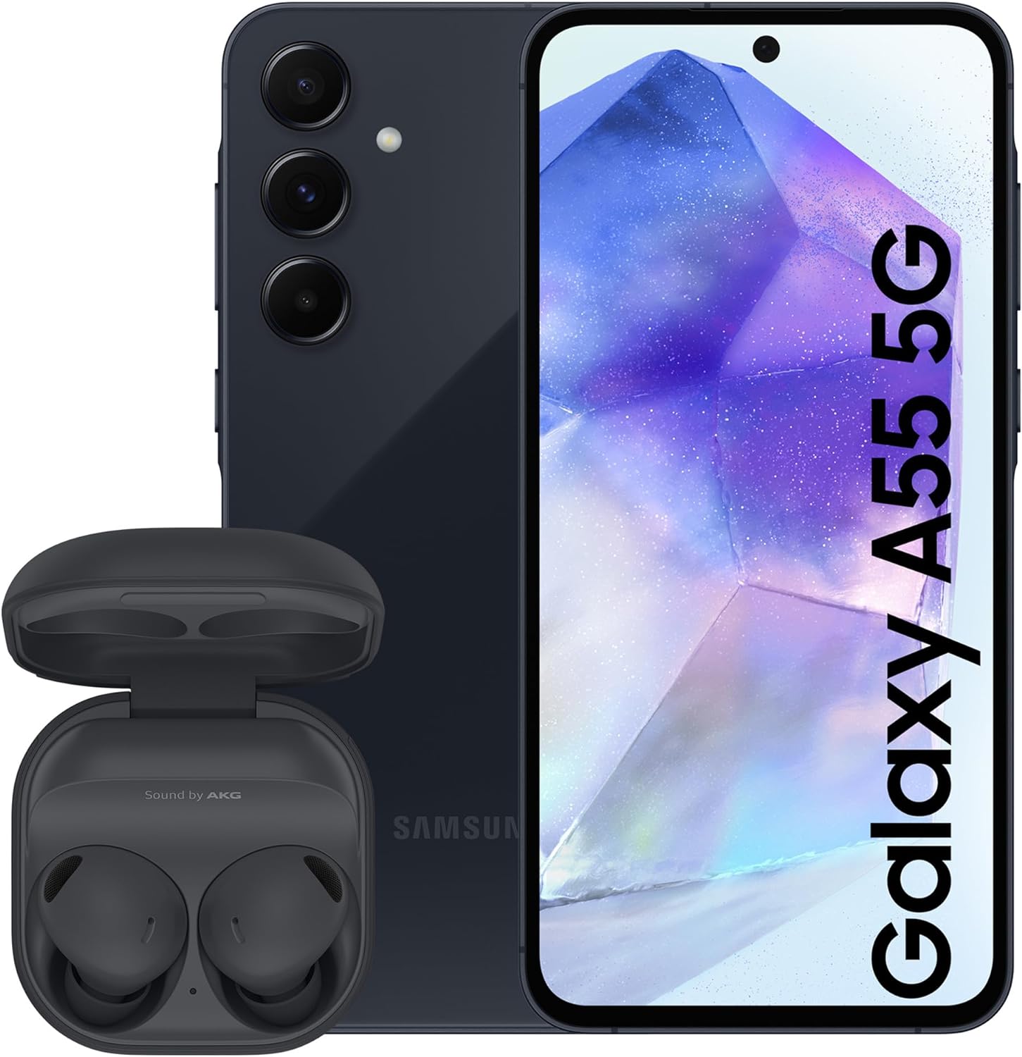 Samsung Galaxy A55 5G, Factory Unlocked Android Smartphone, 256GB, 8GB RAM, 2 day battery life, 50MP Camera, Awesome Lemon, 3 Year Manufacturer Extended Warranty (UK Version) - Amazing Gadgets Outlet