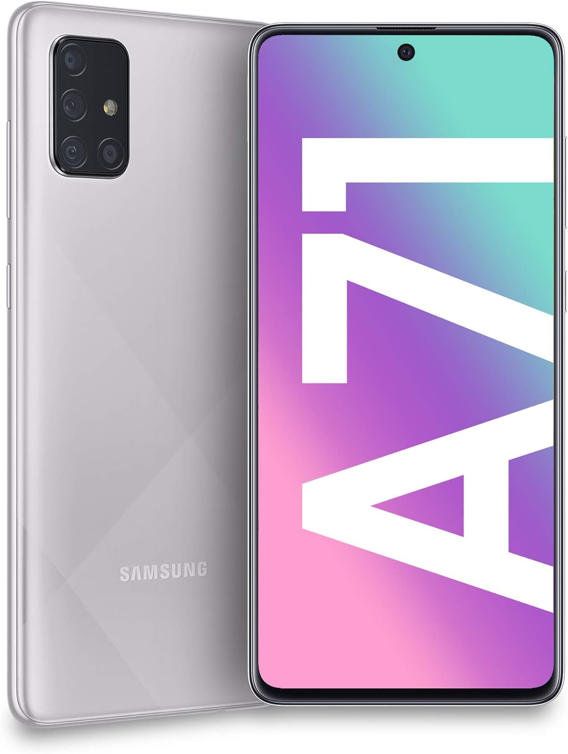 Samsung Galaxy A71 Mobile Phone; Sim Free Smartphone - Prism Crush Black, (UK Version) - Amazing Gadgets Outlet