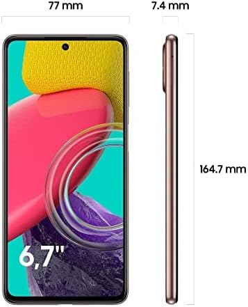 Samsung Galaxy M53 5G Mobile Phone SIM Free Android Smartphone 8GB RAM 128GB Storage Brown [Amazon Exclusive]   Import  Single ASIN  Import  Multiple ASIN ×Product customization General Description Gallery Reviews Variations Addition - Amazing Gadgets Outlet