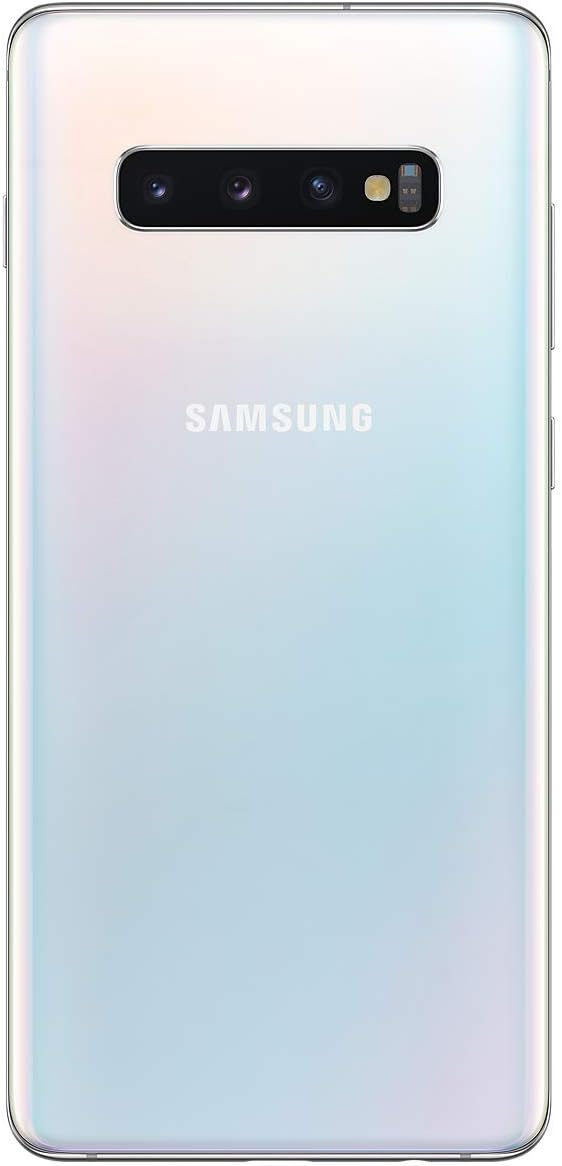 Samsung Galaxy S10+ Mobile Phone; Sim Free Smartphone - Prism White, (UK Version) - Amazing Gadgets Outlet