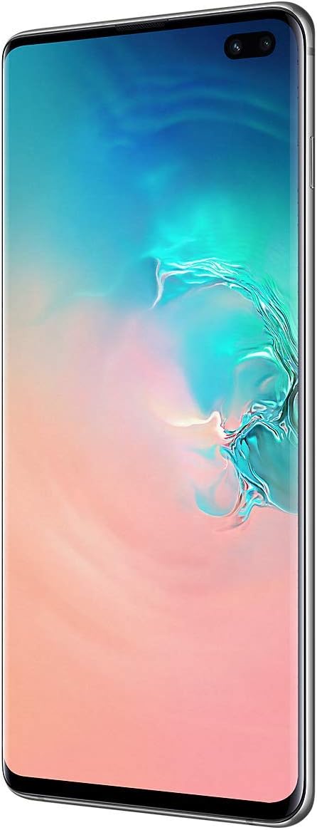 Samsung Galaxy S10+ Mobile Phone; Sim Free Smartphone - Prism White, (UK Version) - Amazing Gadgets Outlet