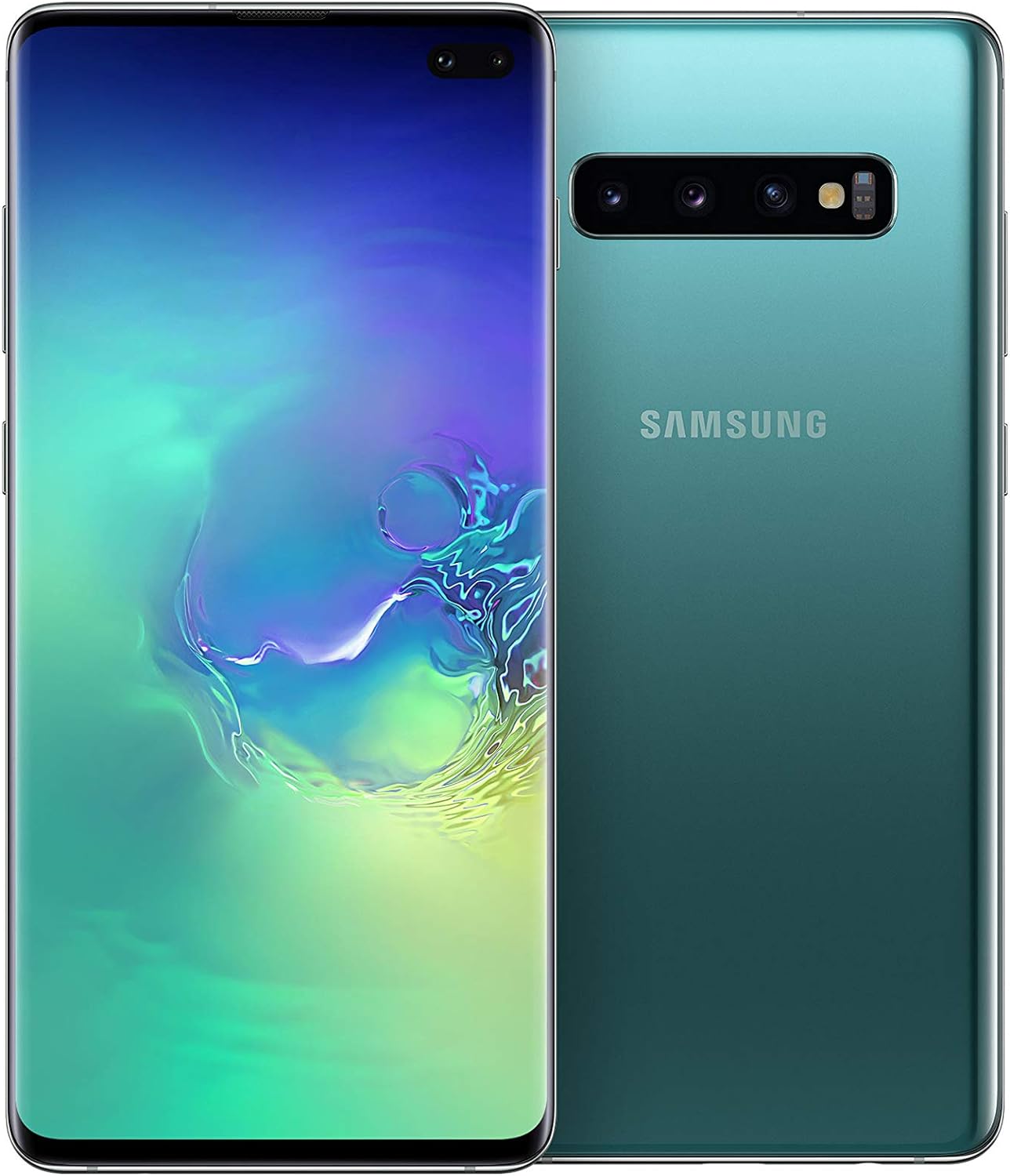 Samsung Galaxy S10+ Mobile Phone; Sim Free Smartphone - Prism White, (UK Version) - Amazing Gadgets Outlet