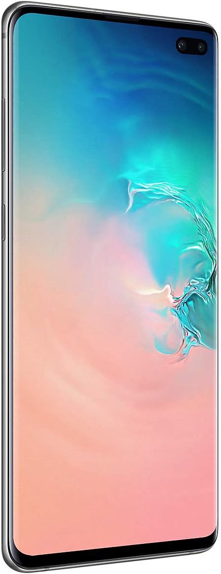 Samsung Galaxy S10+ Mobile Phone; Sim Free Smartphone - Prism White, (UK Version) - Amazing Gadgets Outlet