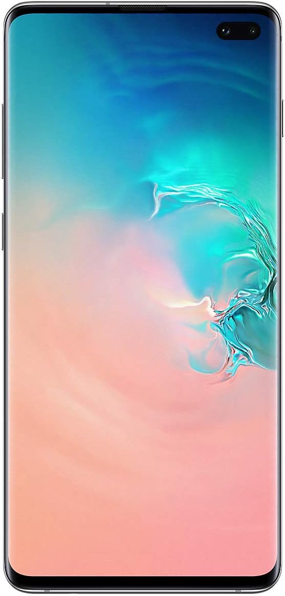 Samsung Galaxy S10+ Mobile Phone; Sim Free Smartphone - Prism White, (UK Version) - Amazing Gadgets Outlet