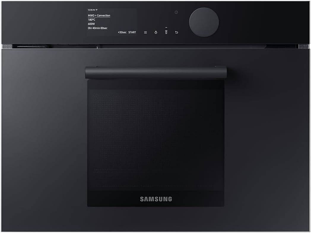 Samsung Infinite NQ50T9539BD Wifi Connected Built In Compact Electric Single Oven with Microwave Function - Satin Grey - Amazing Gadgets Outlet